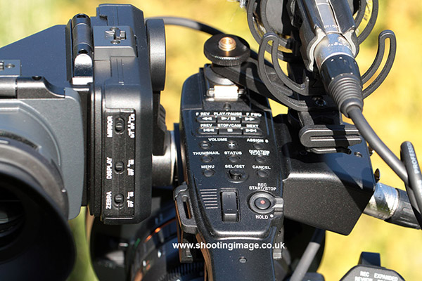 Sony PMW300 Top Handle Controls (5078 Web600)